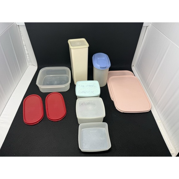 Tupperware Other - Vintage Tupperware Canister Storage Container Lot Modular Mates 14 Pc USA